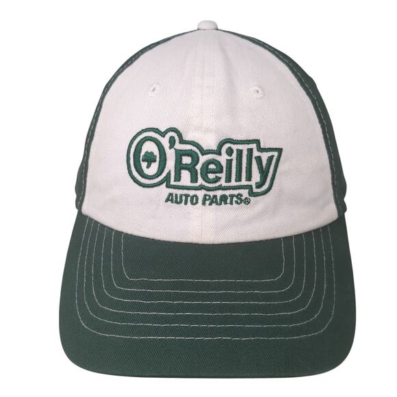 O'Reilly Auto Parts Strapback Baseball Cap Green One Size Adjustable Embroidered - Picture 1 of 9